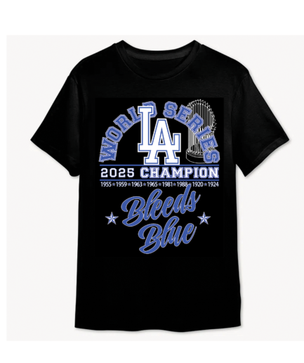 #001 Los Angeles World Series T-Shirt (Black)