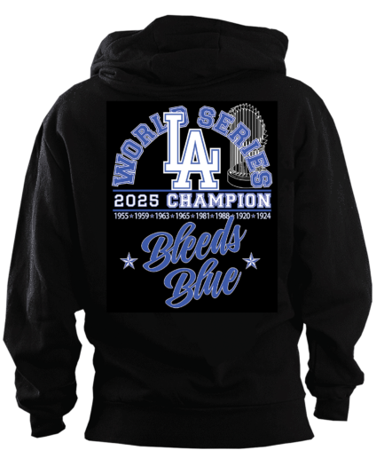 #002 Los Angeles World Series Hoodie (Black)